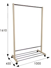 Гардеробная вешалка Мебелик В 35Н 000332 2