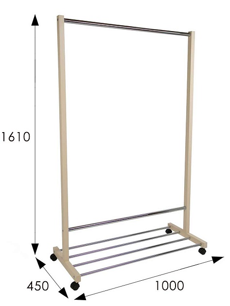 Гардеробная вешалка Мебелик В 35Н 000332 Фото № 3