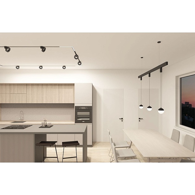 Трековый светодиодный светильник Denkirs Smart Moon DK8056-BK изображение 5 Трековый светодиодный светильник Denkirs Smart Moon DK8056-BK Фото № 5