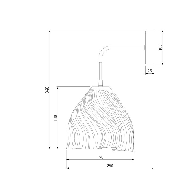 Бра Eurosvet Sinki 40075/1 белый Фото № 2