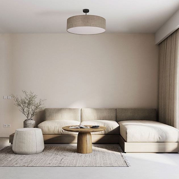 Потолочный светильник TK Lighting 6248 Rondo Linen Фото № 3