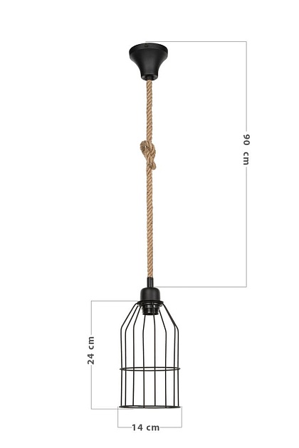 Подвесной светильник Toplight Alfreda TL1601H-01BK Фото № 3