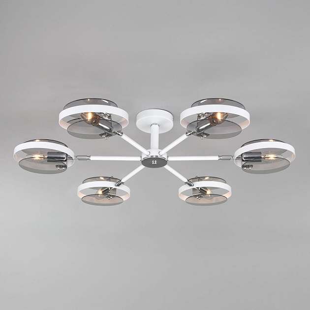 Потолочная люстра Eurosvet Gallo 70121/6 белый Фото № 1