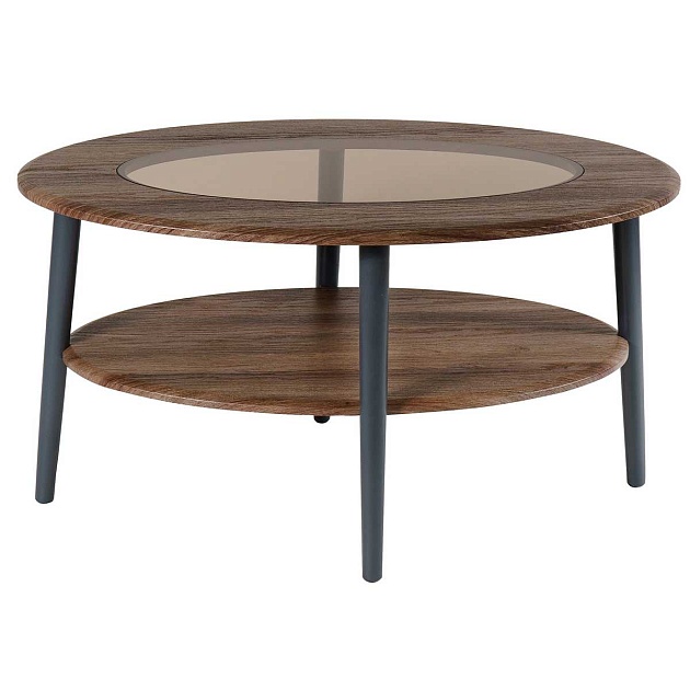 Журнальный стол Мебелик Эль со стеклом СЖС-01 000581 изображение 1 Журнальный стол Мебелик Эль со стеклом СЖС-01 000581 Фото № 1