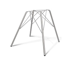 Обеденная группа Sheffilton SHT-DS187 бетон светлый/ежевичное вино/хром лак 2296726801 5