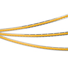 Светодиодная лента Arlight 10W/m 480Led/m CSP теплый белый 5M COB-X480-10mm 24V Warm3000 044196 2