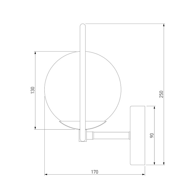 Бра Eurosvet Ringo 50289 хром изображение 3 Бра Eurosvet Ringo 50289 хром Фото № 3