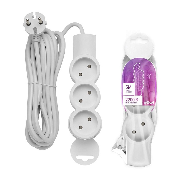 Удлинитель Duwi 3гн 5м б/з 32003 8 Фото № 2