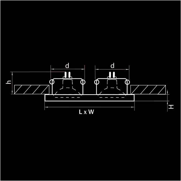Встраиваемый светильник Lightstar Rifle 002544 Фото № 2