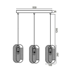 Подвесной светильник Vele Luce City VL6342P03 3