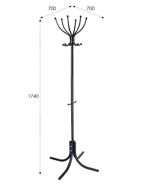 Напольная вешалка Мебелик М 6 000837 изображение 3 Напольная вешалка Мебелик М 6 000837 Фото № 3