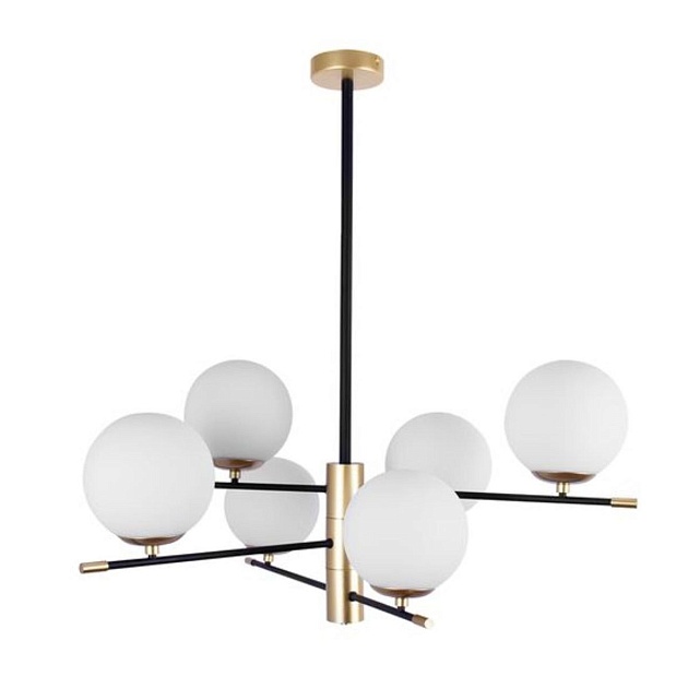 Подвесная люстра Arte Lamp Arkab A2225LM-6BK Фото № 1