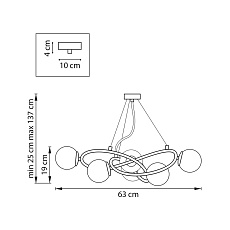 Люстра Globo Lightstar 799063 2