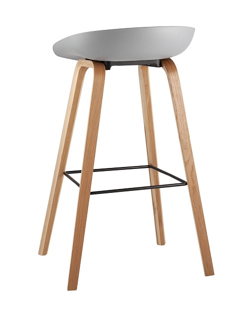 Барный стул Stool Group LIBRA серый деревян. ножки 8319 GREY изображение 4 Барный стул Stool Group LIBRA серый деревян. ножки 8319 GREY Фото № 4