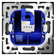 Розетка компьютерная встраиваемая Voltum S70 RJ45 кат.6, (графит) VLS060107 5