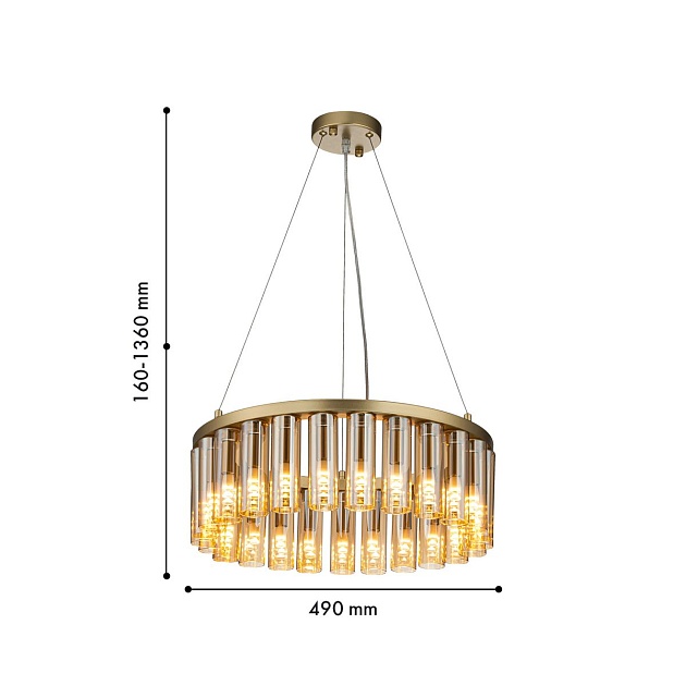 Подвесная люстра Favourite Slang 4503-25P изображение 2 Подвесная люстра Favourite Slang 4503-25P Фото № 2