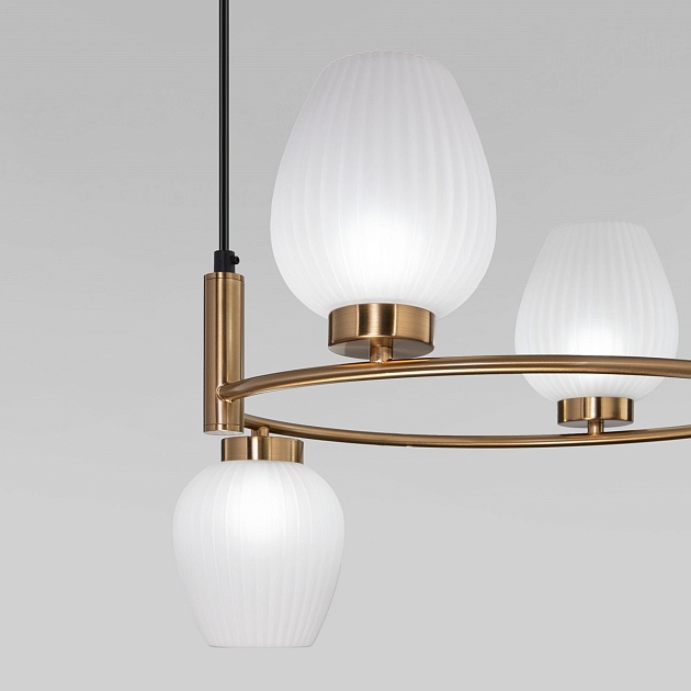 Подвесная люстра Eurosvet Alva 30183/4 латунь Фото № 3