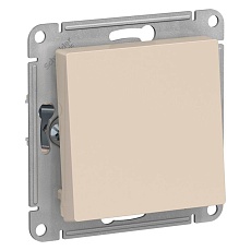 Переключатель одноклавишный Systeme Electric AtlasDesign 10A 250V бежевый ATN000261