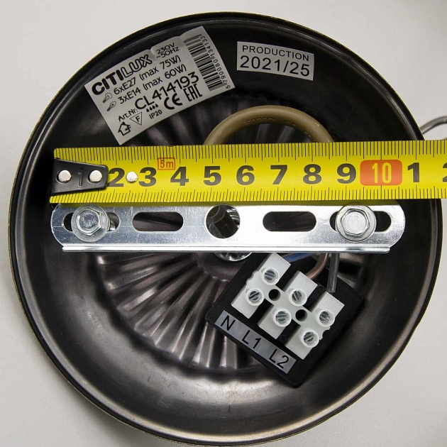 Подвесная люстра Citilux Севилья CL414193 изображение 2 Подвесная люстра Citilux Севилья CL414193 Фото № 2