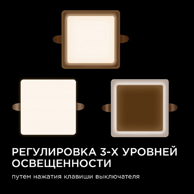 Встраиваемая светодиодная панель Apeyron 06-114 Фото № 4