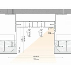 Скрытый карниз FerGipps белый СК 60 УТ000001751 1