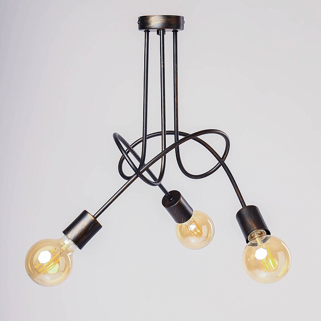 Потолочная люстра Adilux Tango Black Patina 10133 изображение 1 Потолочная люстра Adilux Tango Black Patina 10133 Фото № 1