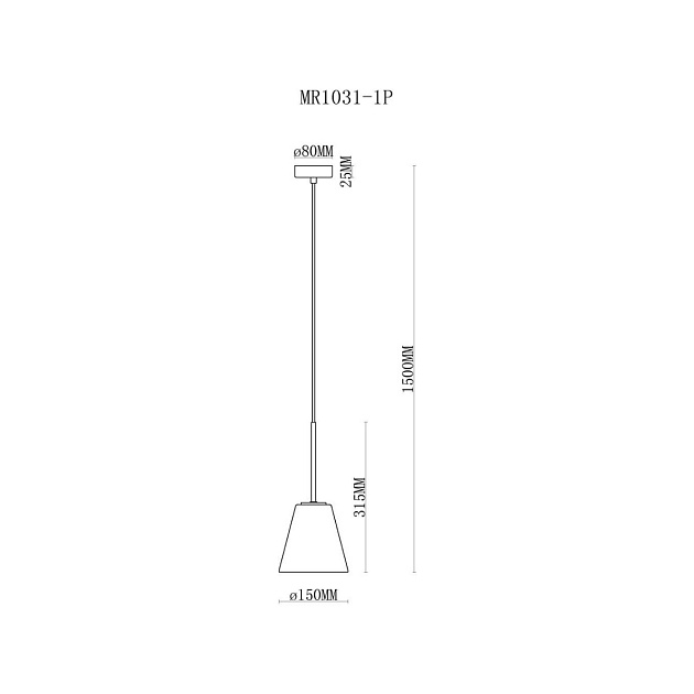 Подвесной светильник MyFar Stiven MR1031-1P Фото № 2