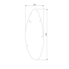 Настенный светильник TK Lighting 5565 Hoja 1