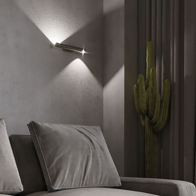 Настенный светодиодный светильник Eurosvet Tybee 40161 LED титан Фото № 3