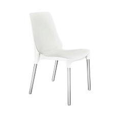 Офисный стул Sheffilton SHT-S75 белый/хром лак 6310470508