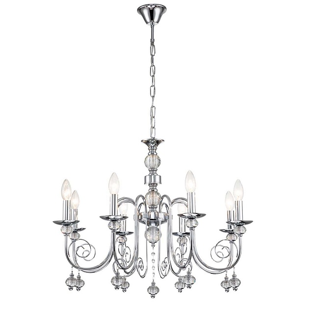 Подвесная люстра Escada Shine 678/8PL Chrome изображение 4 Подвесная люстра Escada Shine 678/8PL Chrome Фото № 4