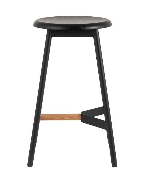 Полубарный стул Stool Group Knobb черный 9117H65 black Фото № 4