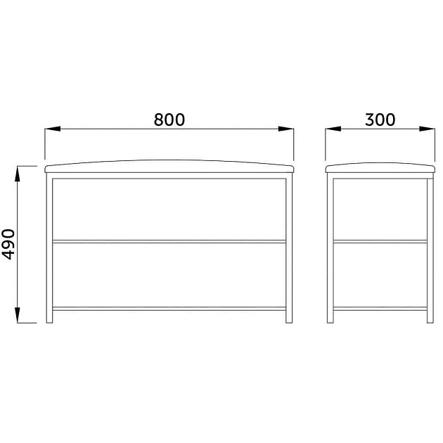Обувница AksHome Victoria черный/искусственная кожа 62177 изображение 2 Обувница AksHome Victoria черный/искусственная кожа 62177 Фото № 2