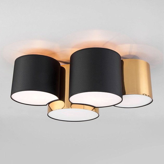 Потолочный светильник TK Lighting 3446 Mona Black/Gold изображение 1 Потолочный светильник TK Lighting 3446 Mona Black/Gold Фото № 1