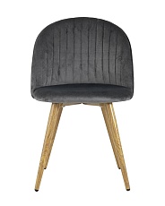 Кухонный стул Stool Group Лион Страйпс велюр серый DC-69030G HLR-21 1