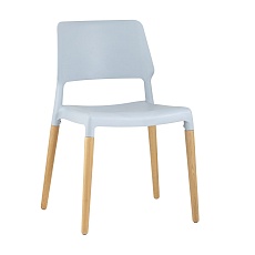 Кухонный стул Stool Group BISTRO серо-голубой с деревян. ножками 8086107