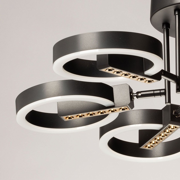 Потолочная светодиодная люстра De City Драйв 377014006 изображение 5 Потолочная светодиодная люстра De City Драйв 377014006 Фото № 5