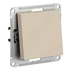 Переключатель одноклавишный перекрестный Systeme Electric AtlasDesign 10A 250V песочный ATN001271