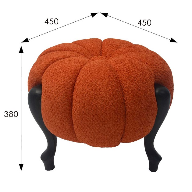 Банкетка Мебелик Тыква 007607 изображение 3 Банкетка Мебелик Тыква 007607 Фото № 3