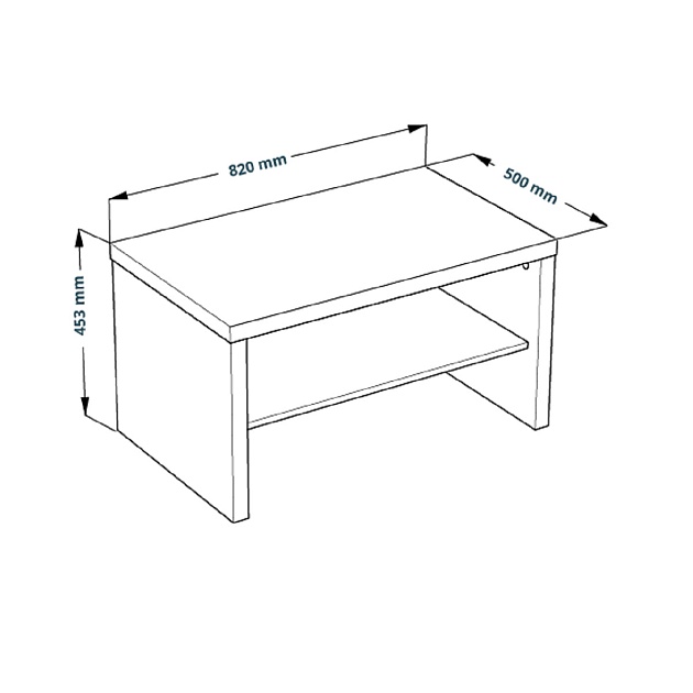 Журнальный стол Шведский Стандарт ENKEL 82S S00135 Фото № 3