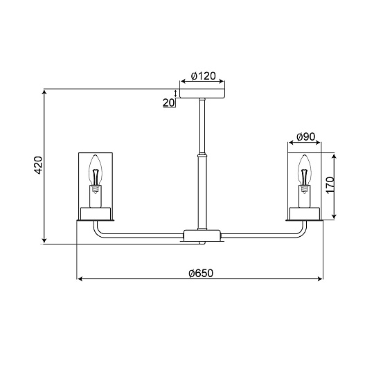 Потолочная люстра Vele Luce Licia VL1924L08 Фото № 4