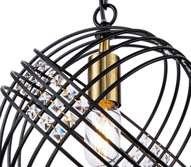 Подвесной светильник Indigo Fresco 10001/1P Black V000103 изображение 3 Подвесной светильник Indigo Fresco 10001/1P Black V000103 Фото № 3