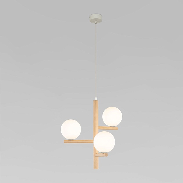 Подвесная люстра TK Lighting 6799 Estera Wood Фото № 4