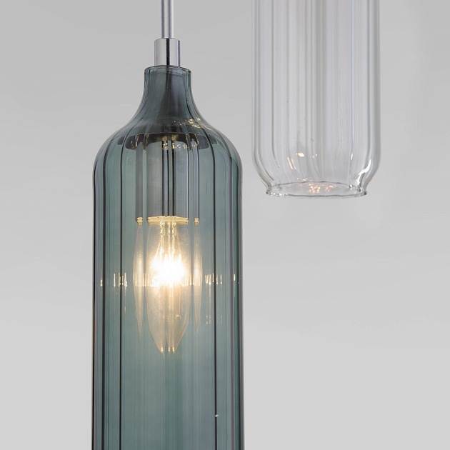 Подвесная люстра Eurosvet Siesta 50252/3 хром изображение 4 Подвесная люстра Eurosvet Siesta 50252/3 хром Фото № 4