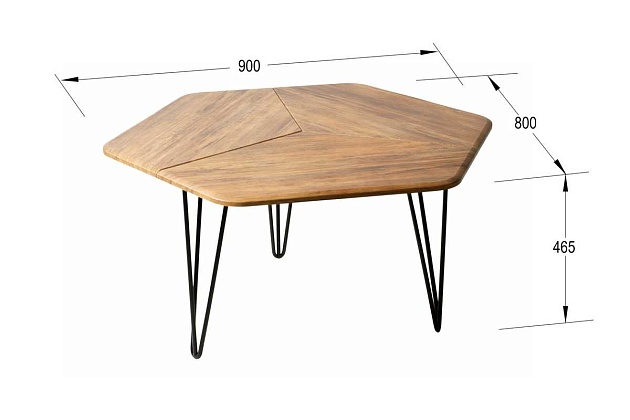 Журнальный стол Мебелик Олдем 005009 Фото № 3