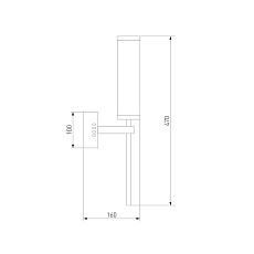 Бра Eurosvet Stark 50387 LED латунь 1