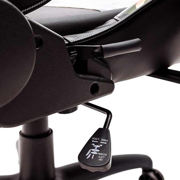 Игровое кресло AksHome Military черный, экокожа 80008 изображение 9 Игровое кресло AksHome Military черный, экокожа 80008 Фото № 9