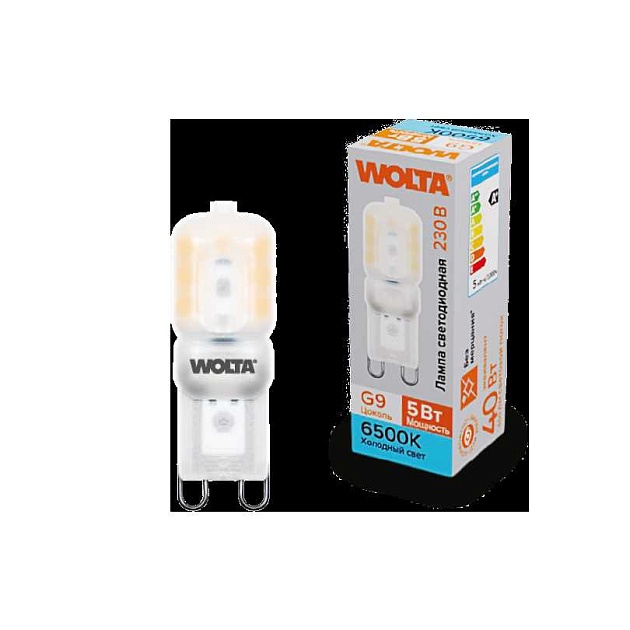 Светодиодная лампа WOLTA WSTD-JCD-5W6KG9-P Фото № 1