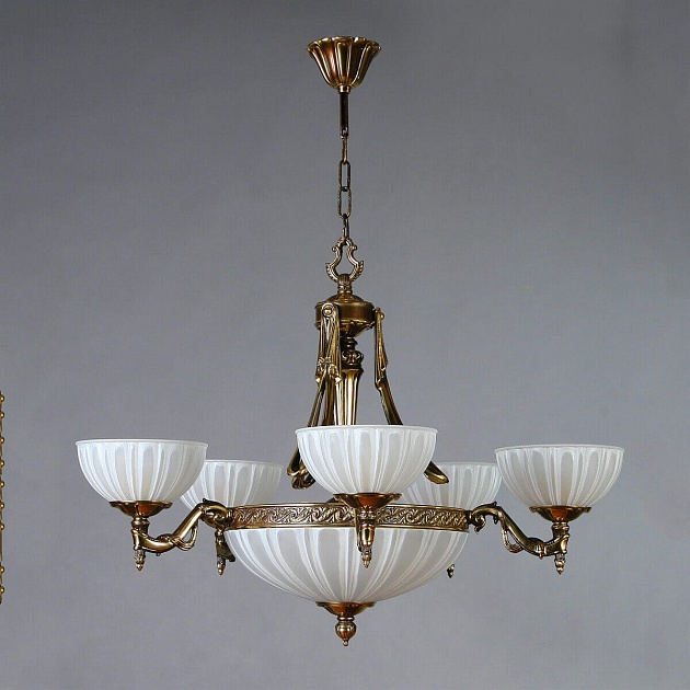 Подвесная люстра Ambiente Navarra 02228/5 PB Фото № 1