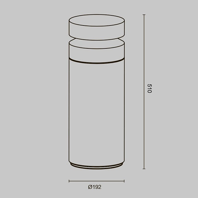 Уличный светодиодный светильник Maytoni Betone O469FL-L20CM3K Фото № 2